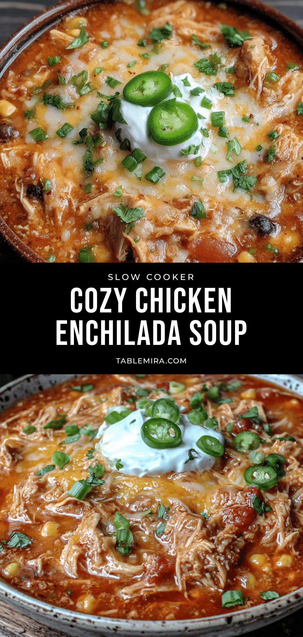 crockpot chicken enchilada soup recipe