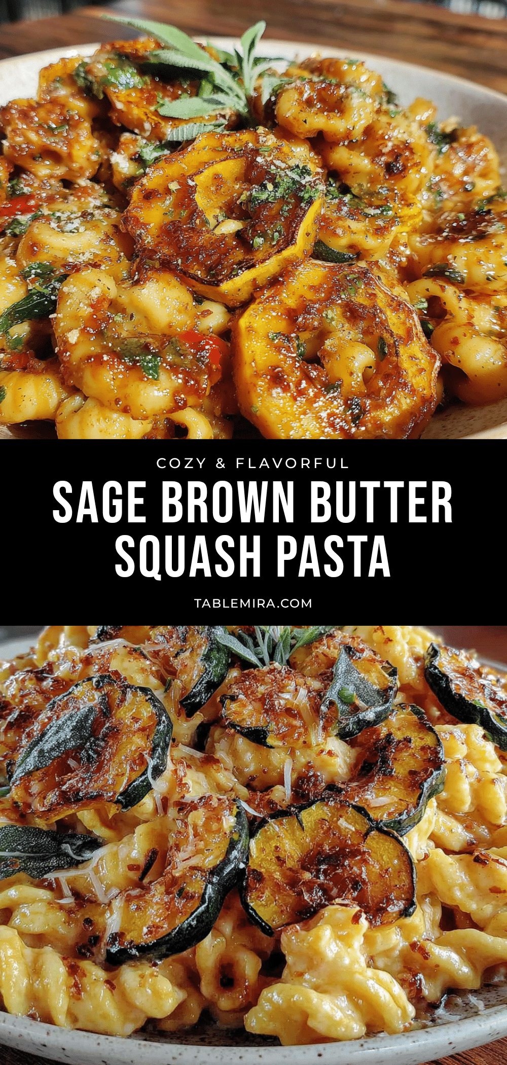 delicata squash brown butter pasta recipe