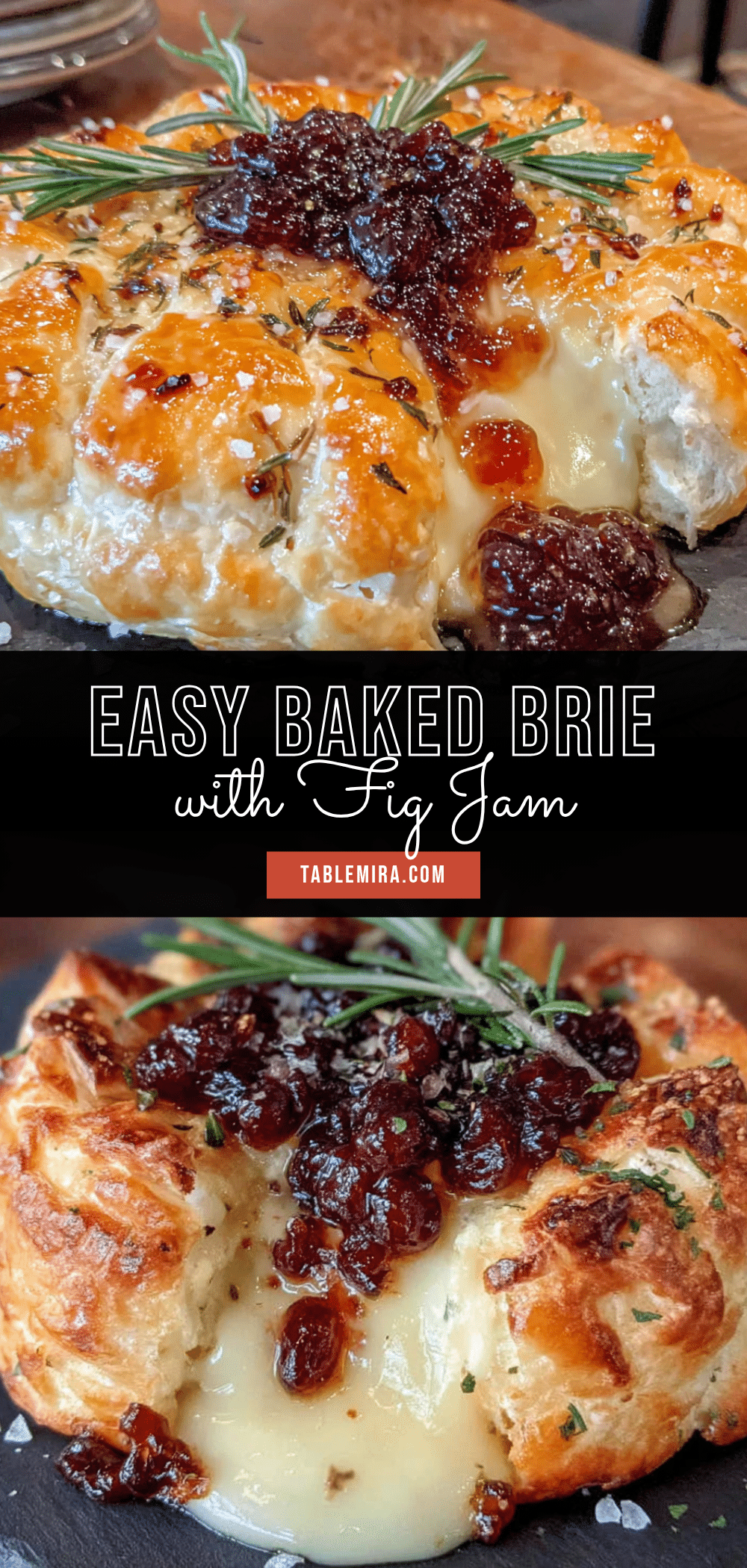 easy baked brie with fig jam recipe