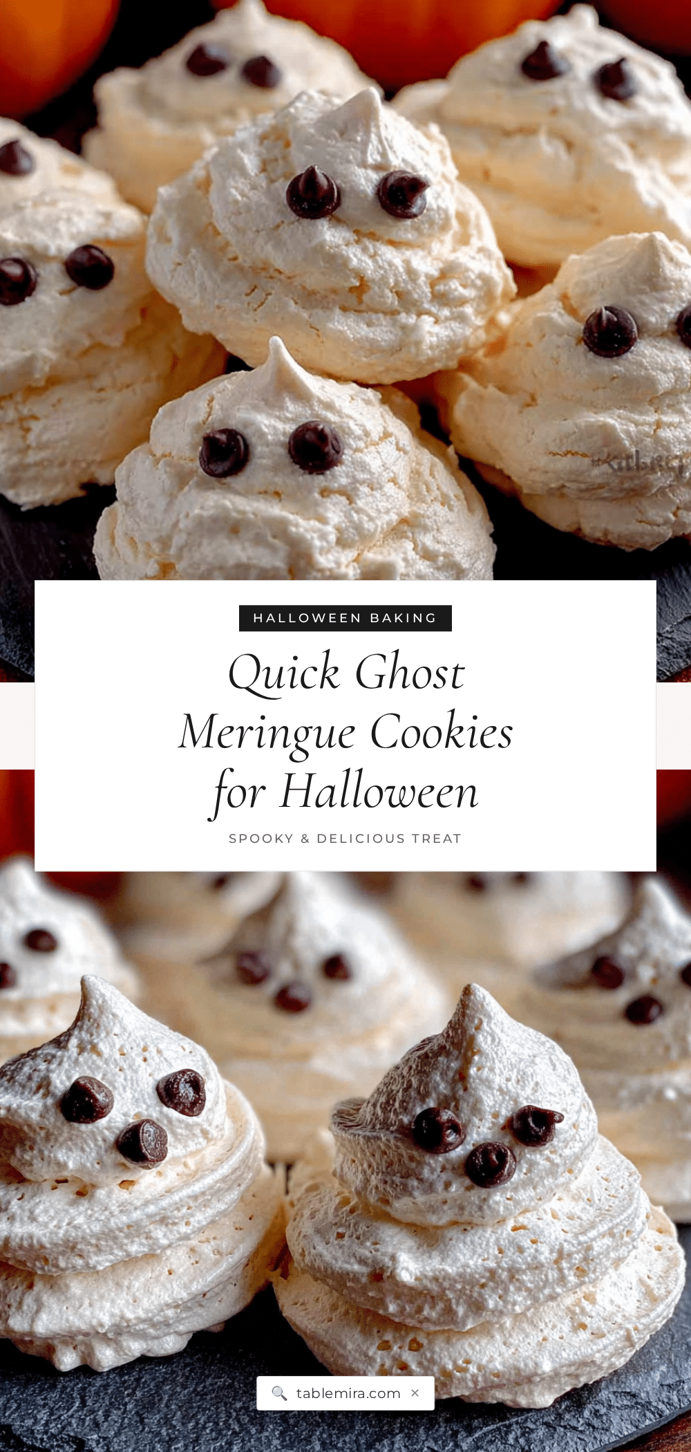 ghost meringue cookies recipe
