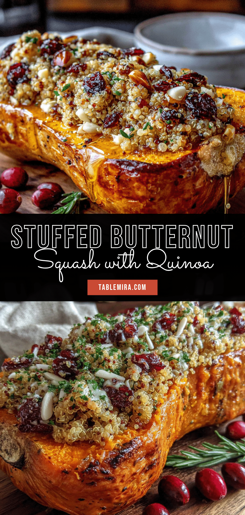 healthy stuffed butternut squash recipe