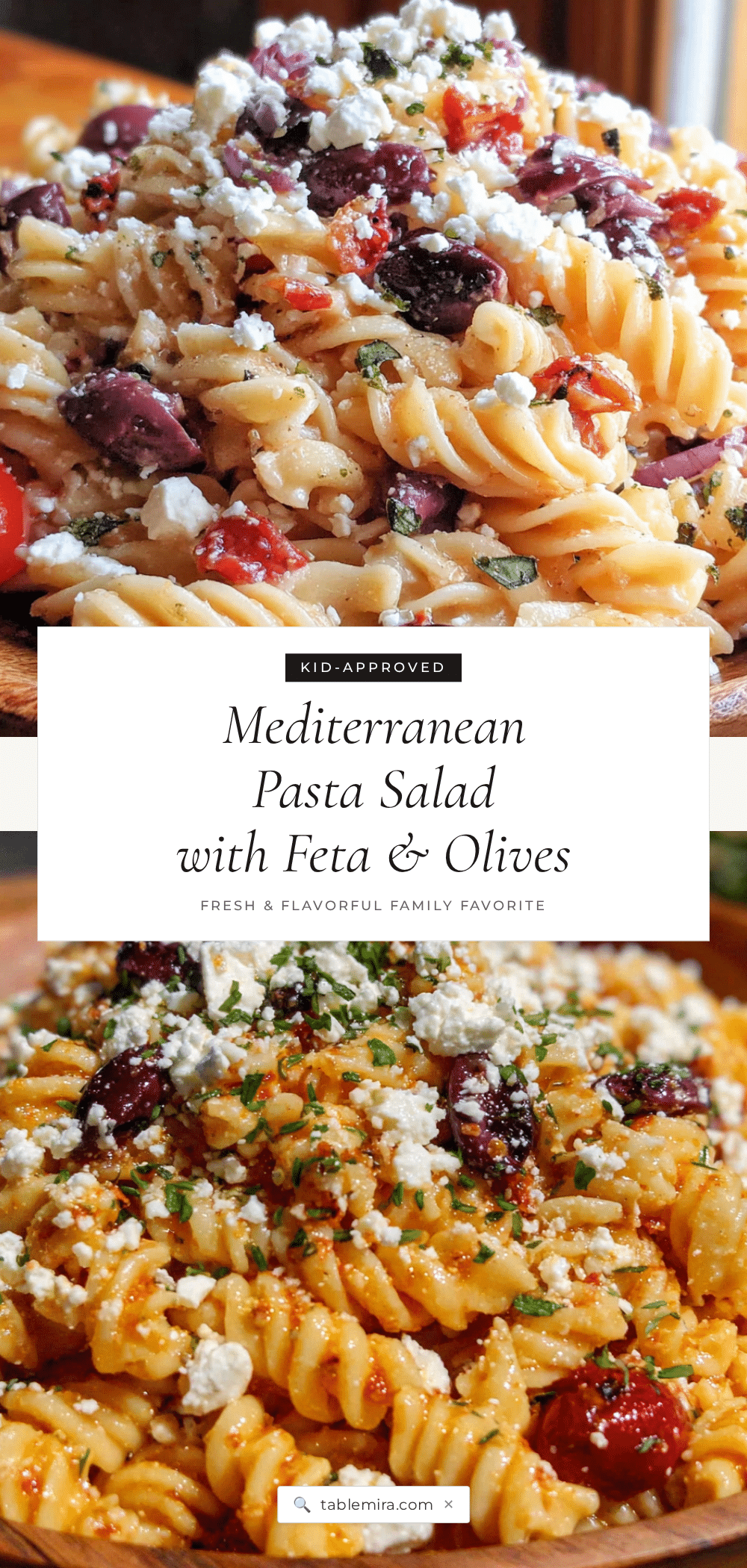 Mediterranean pasta salad recipe