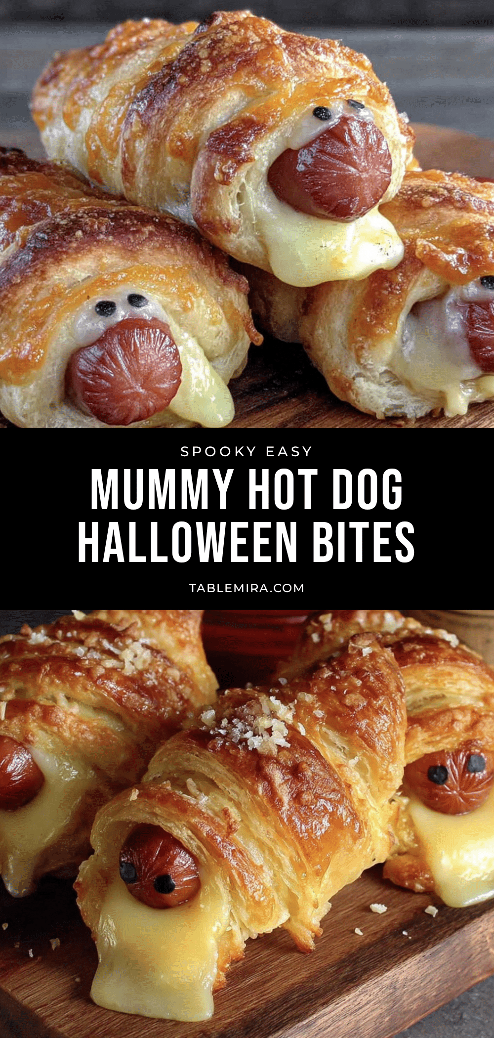 mummy hot dog bites recipe
