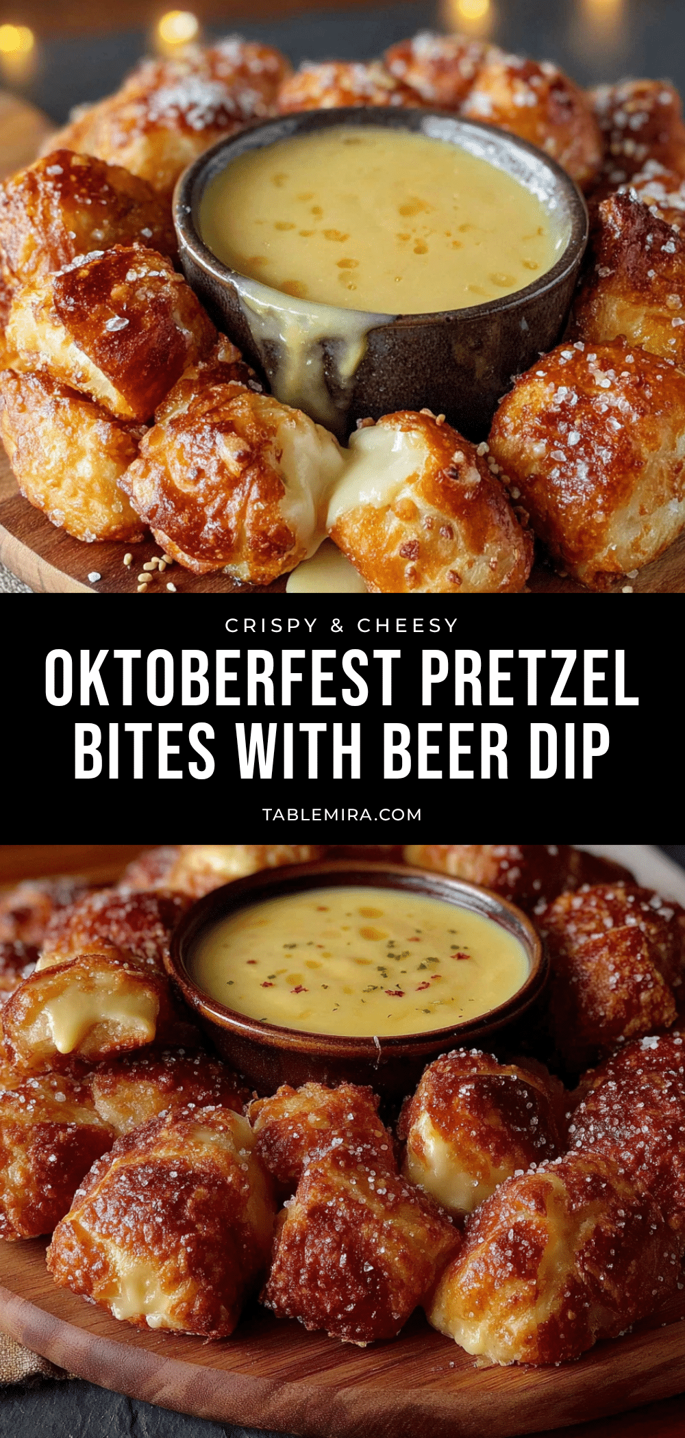 Oktoberfest pretzel bites recipe