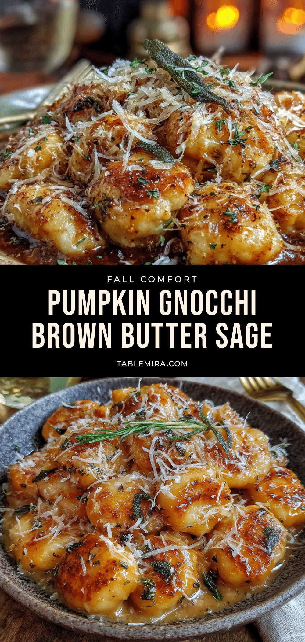 pumpkin gnocchi with brown butter sage sauce recipe
