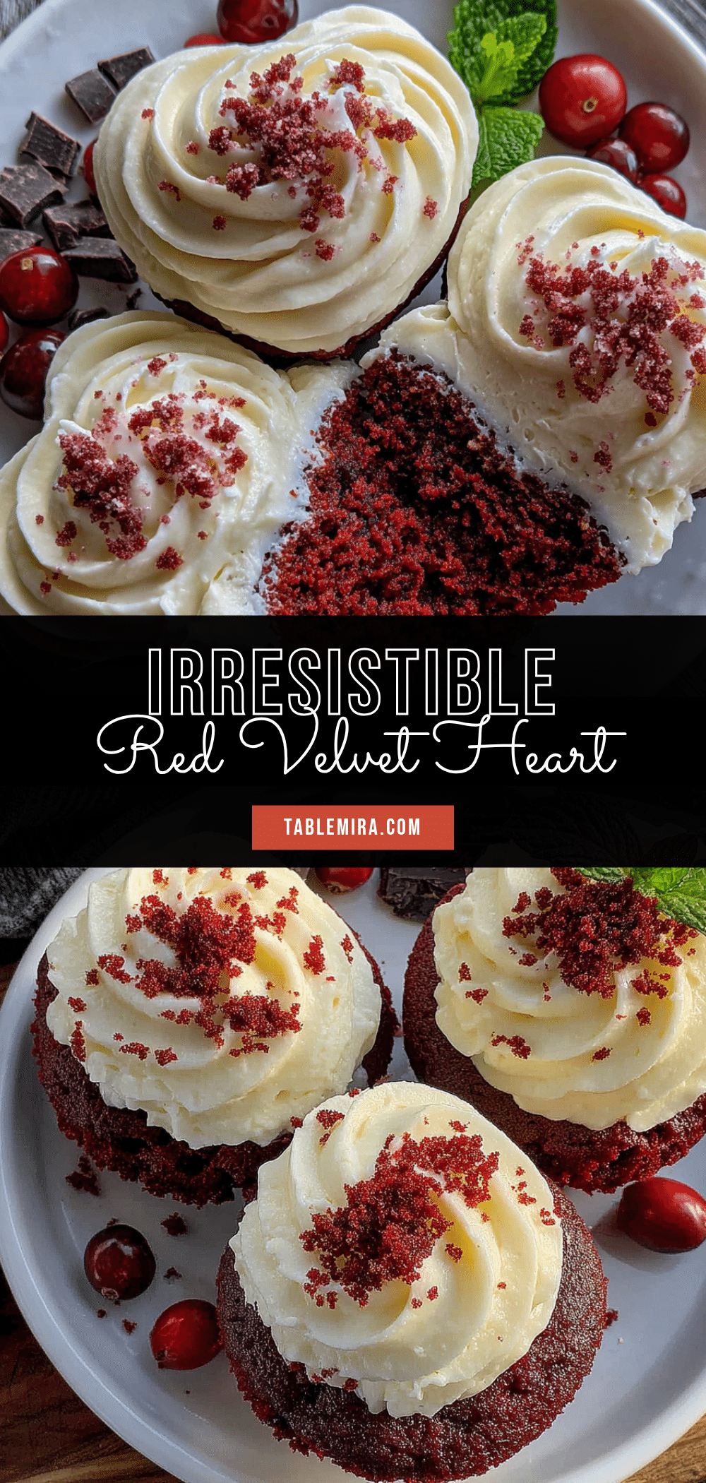 red velvet heart cupcakes recipe