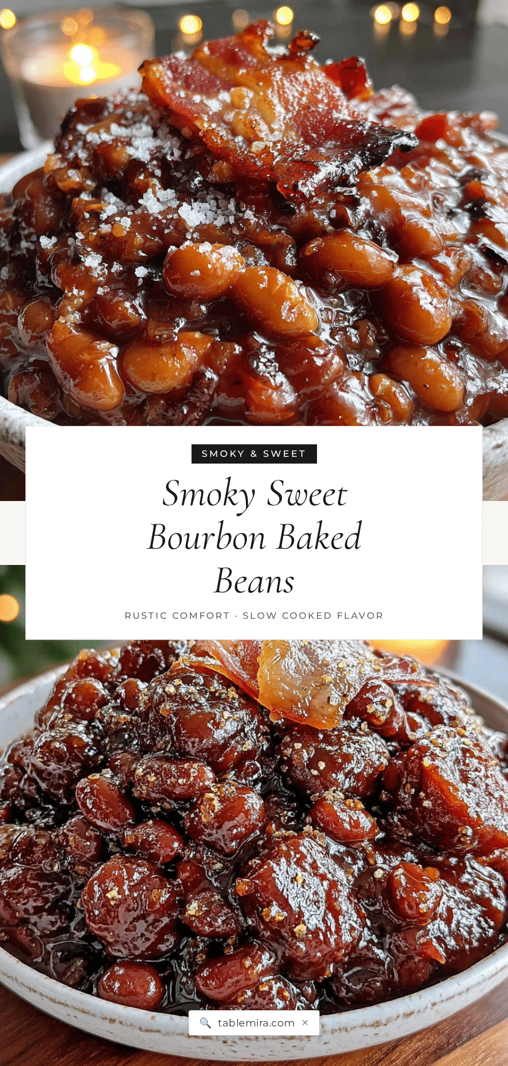 smoky sweet bourbon baked beans recipe
