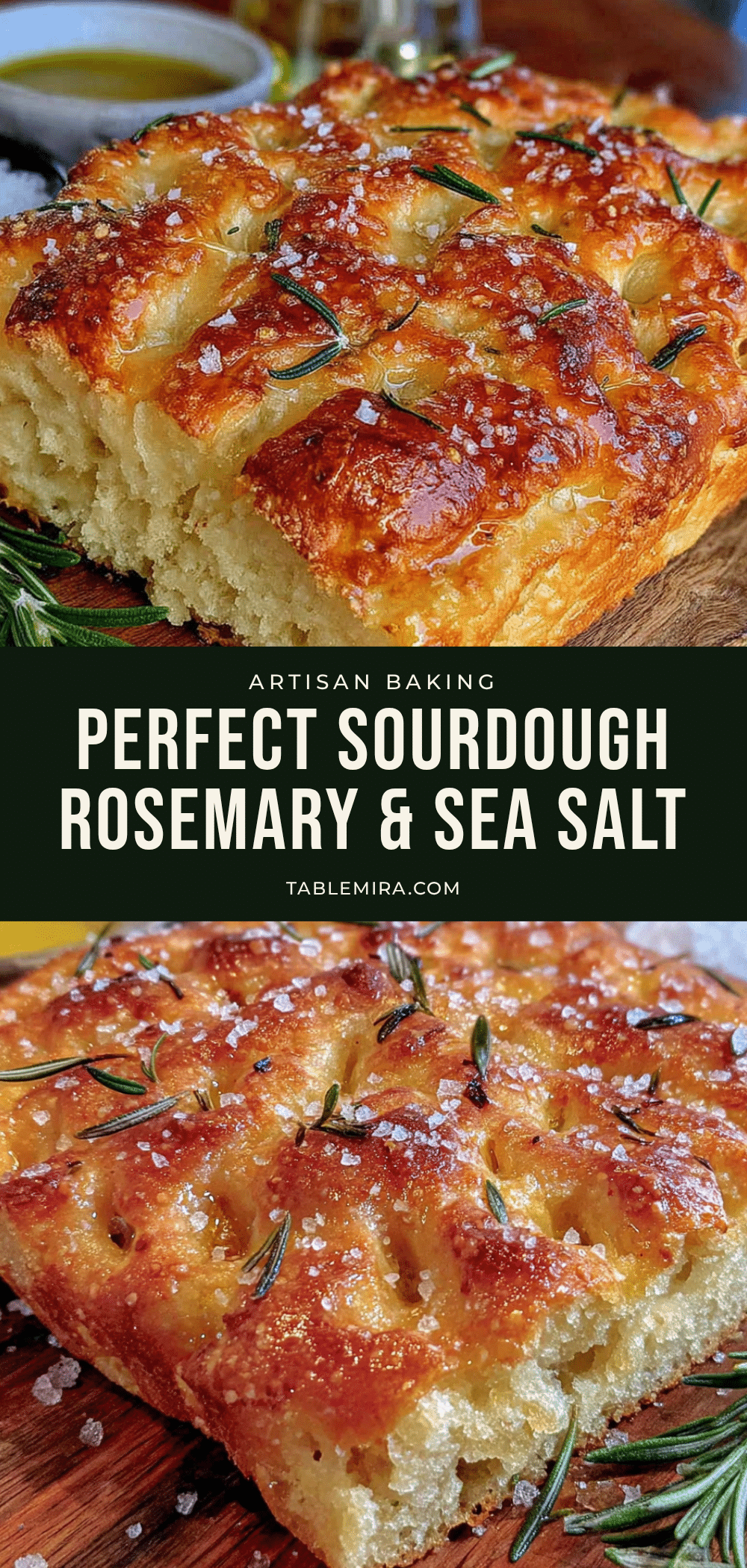 sourdough focaccia with rosemary and sea salt recipe