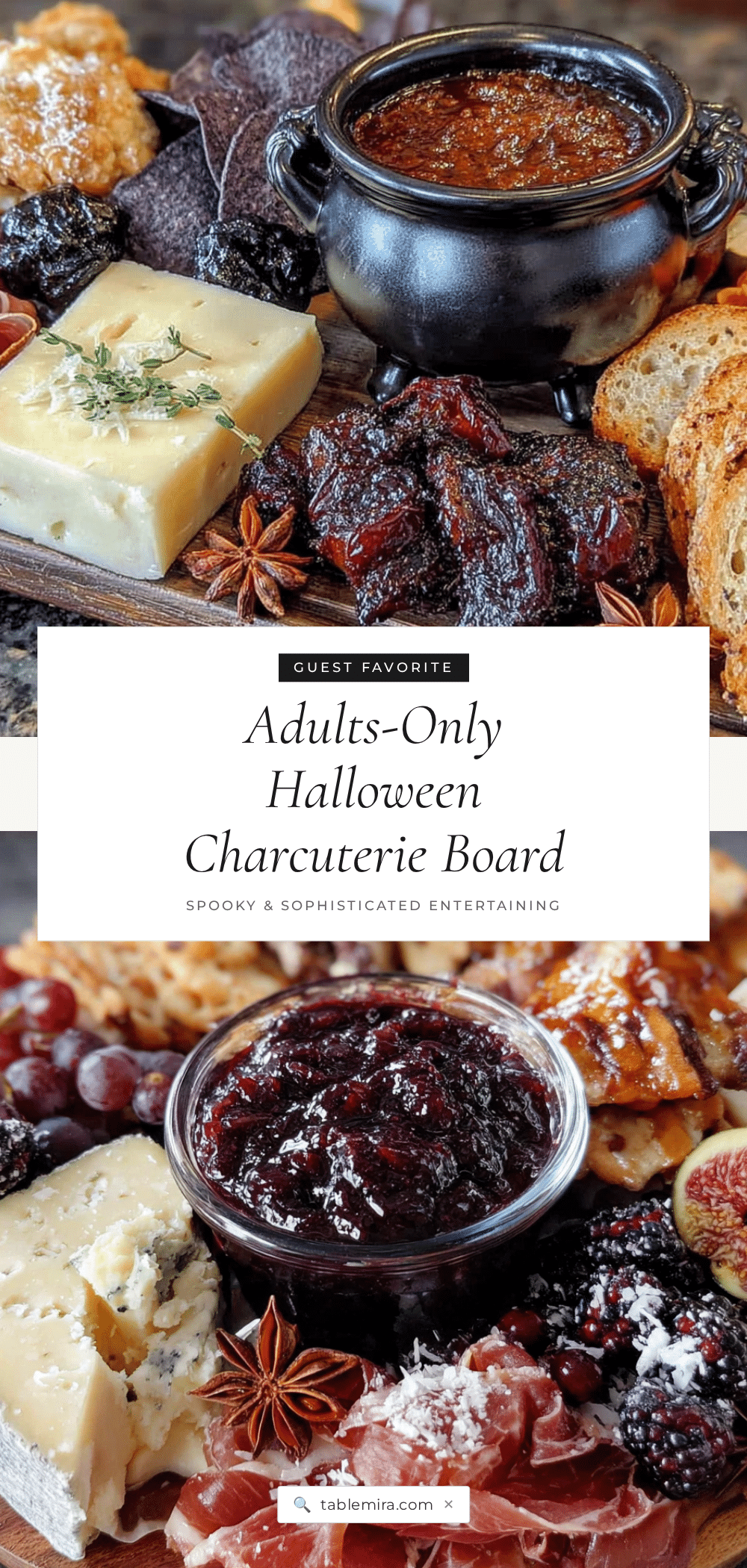 adults-only halloween charcuterie board recipe