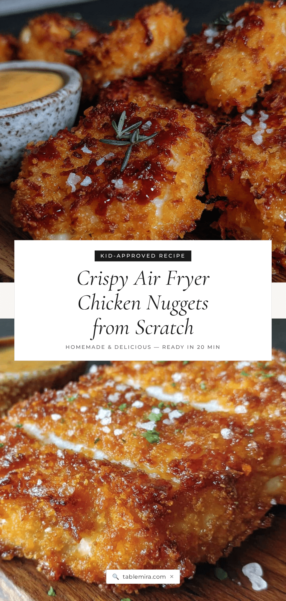 air fryer chicken nuggets recipe