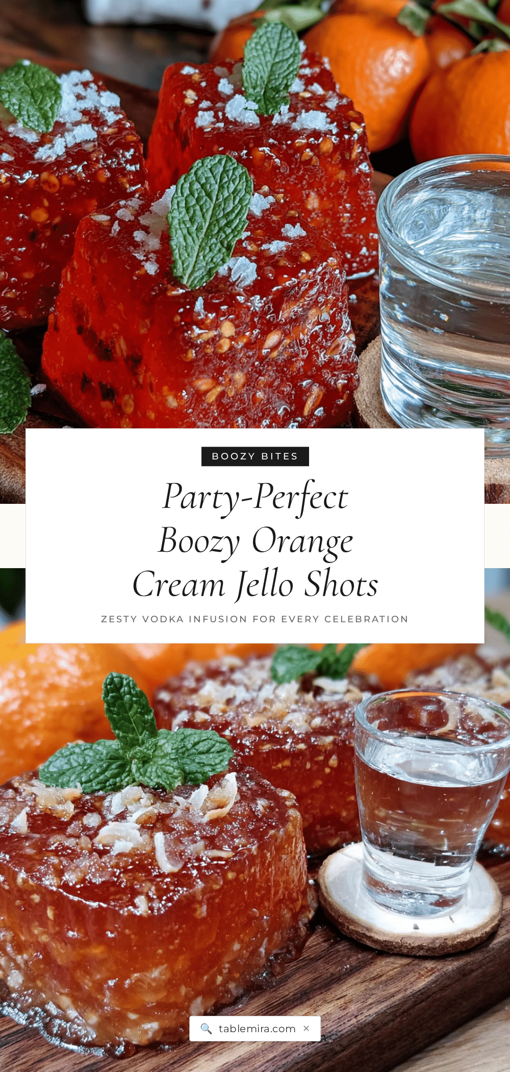boozy orange cream jello shots recipe