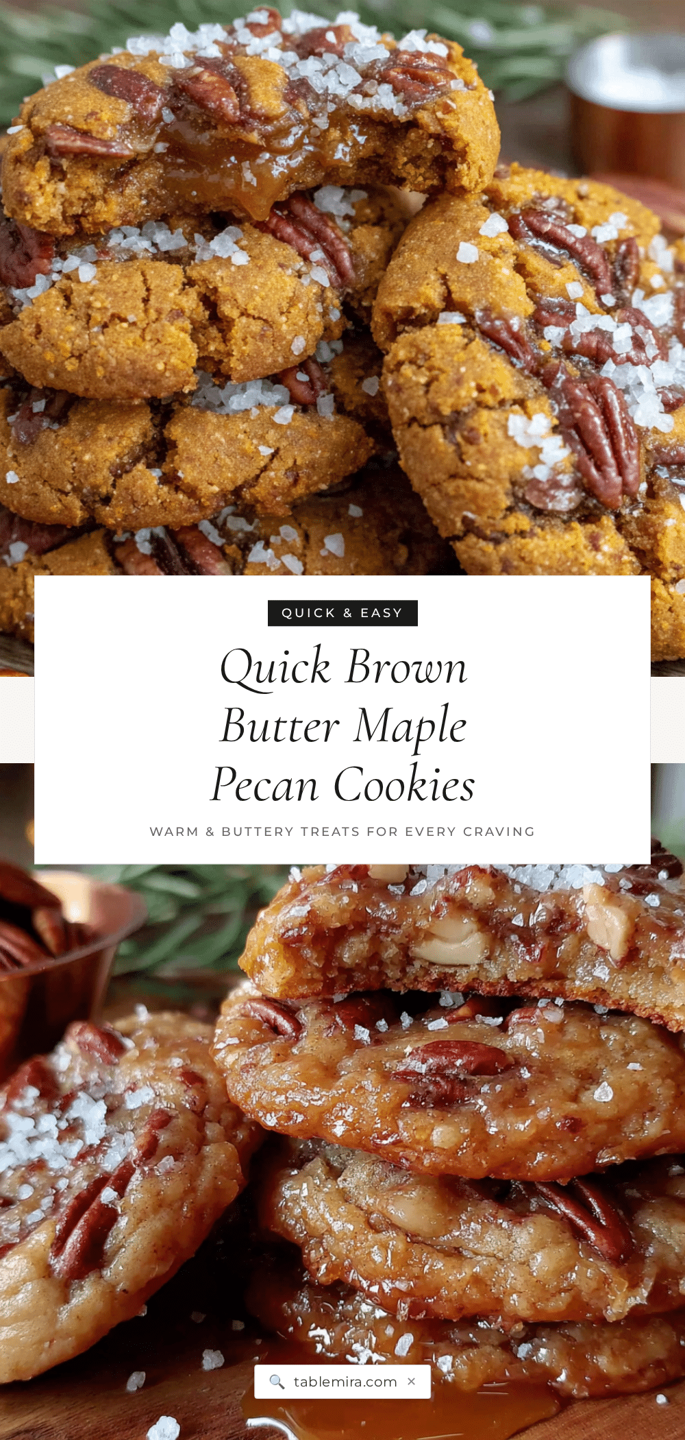brown butter maple pecan cookies recipe