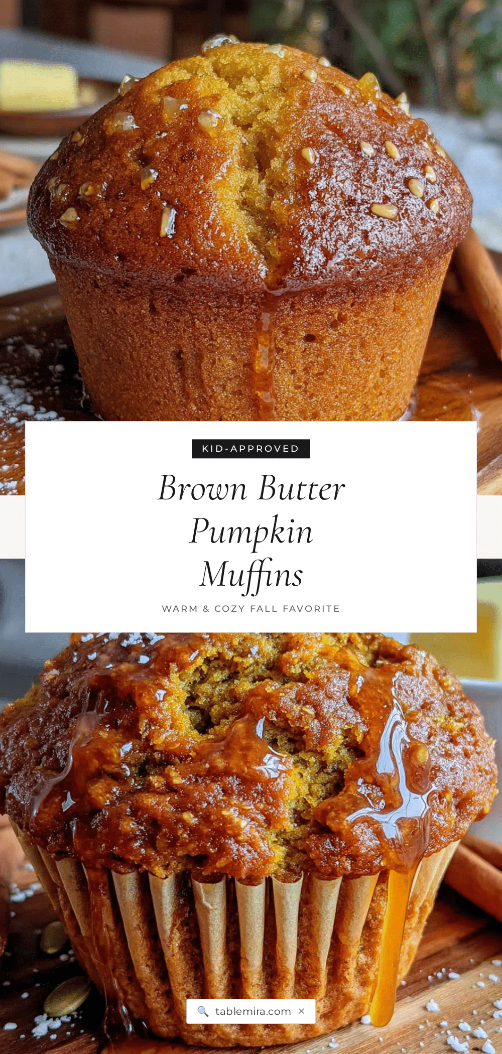 brown butter pumpkin muffins recipe