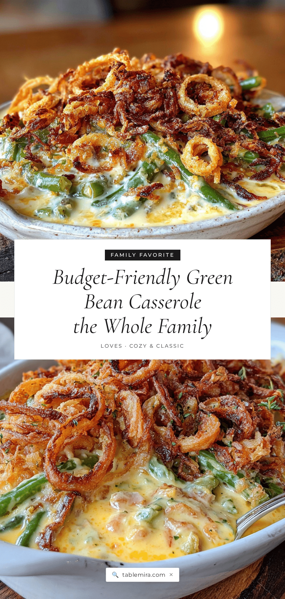 budget-friendly green bean casserole recipe