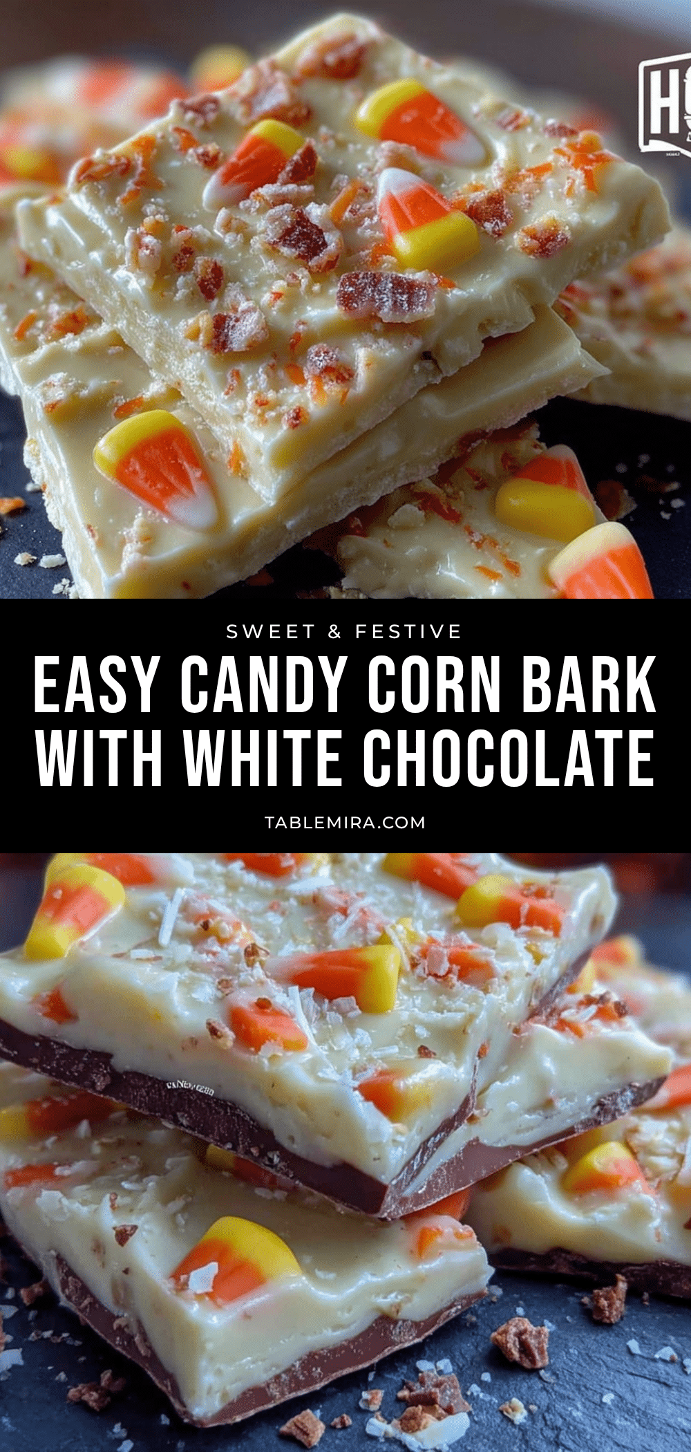 candy corn bark recipe