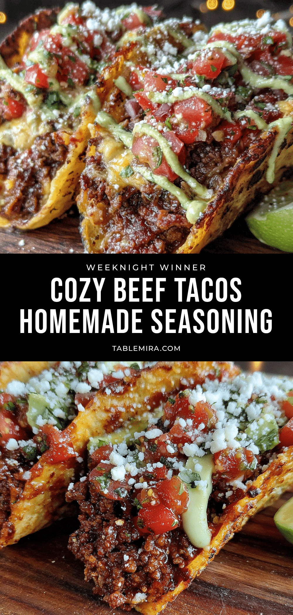 cozy weeknight beef tacos recipe