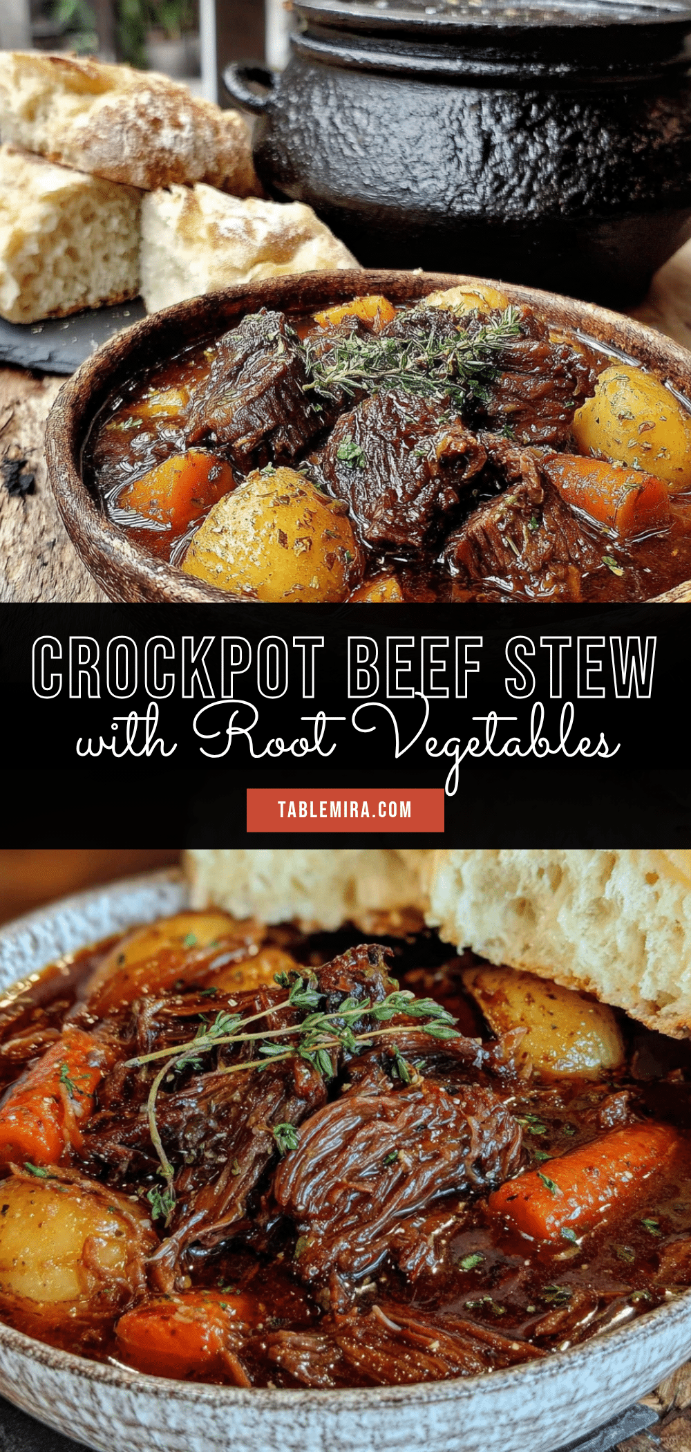 crockpot beef stew with root vegetables recipe