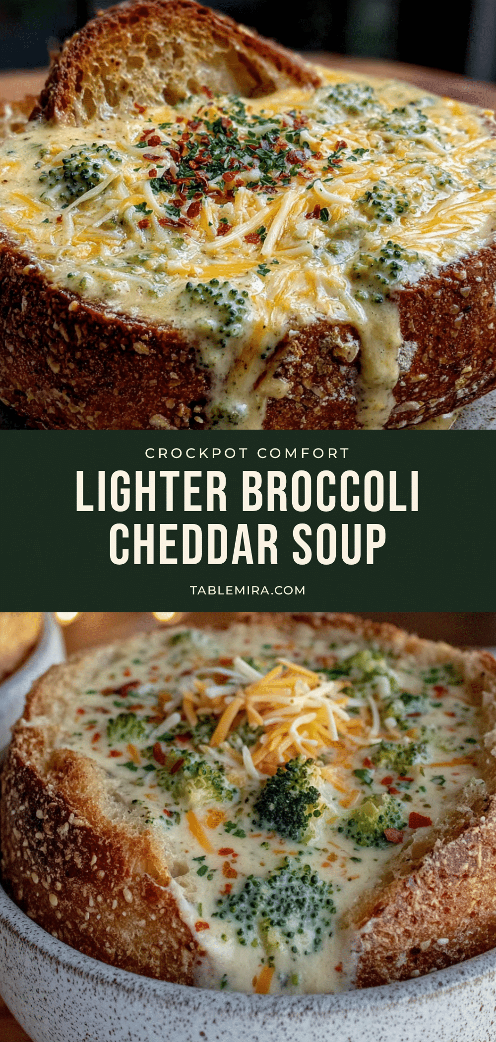 crockpot broccoli cheddar soup recipe