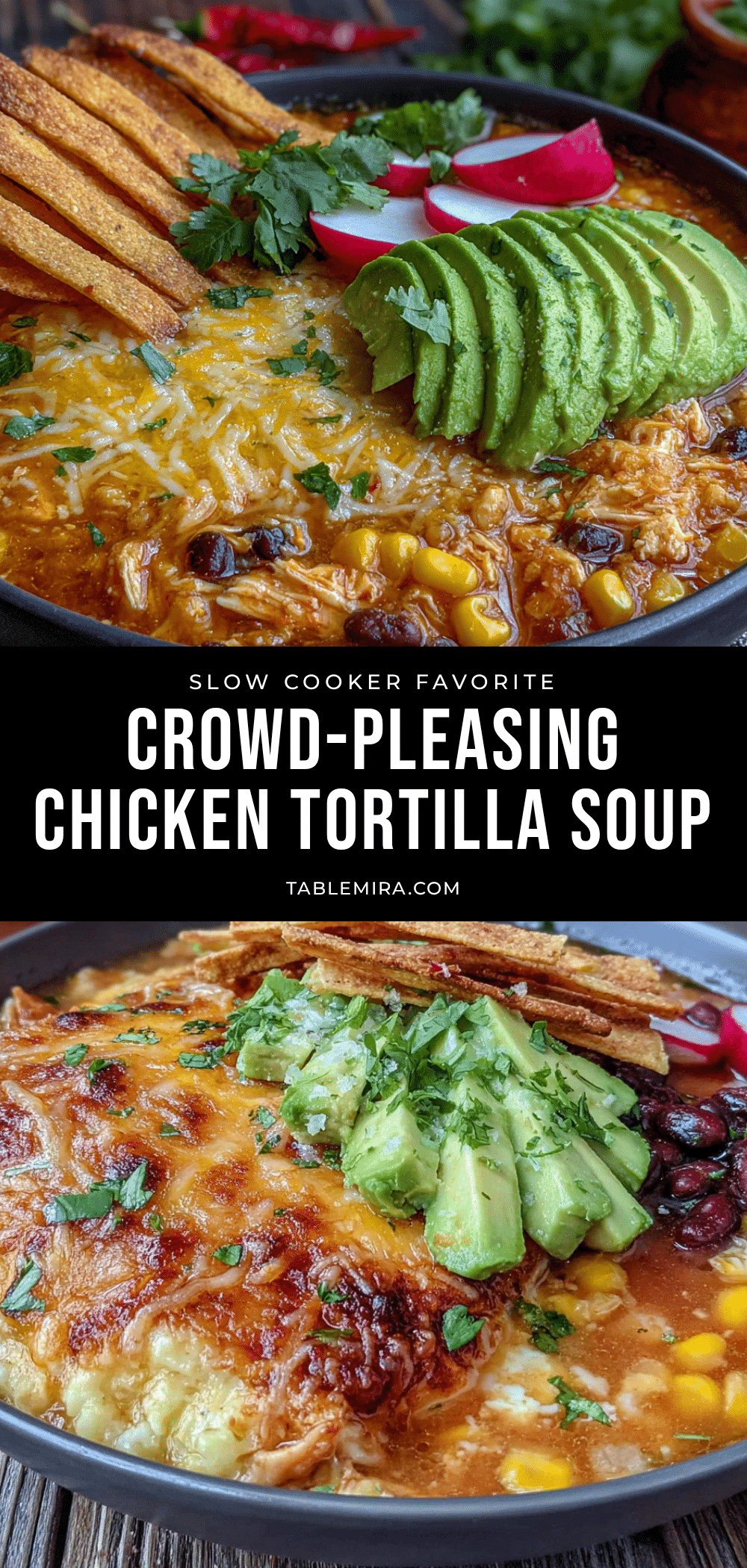 crockpot chicken tortilla soup recipe