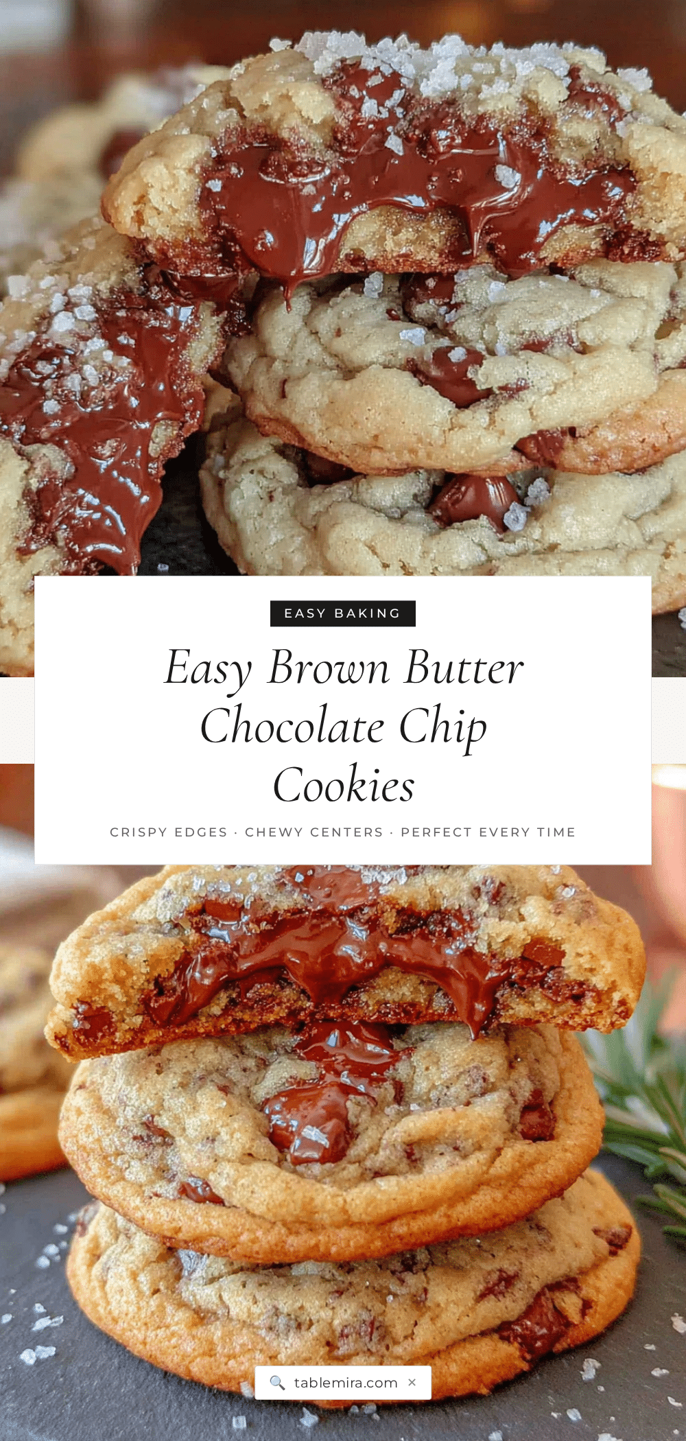 easy brown butter chocolate chip cookies recipe