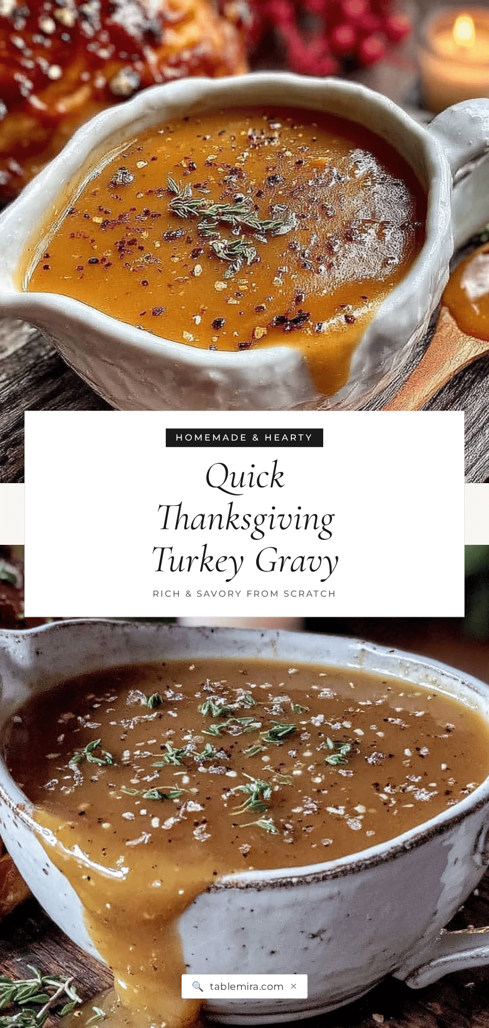 easy homemade turkey gravy recipe