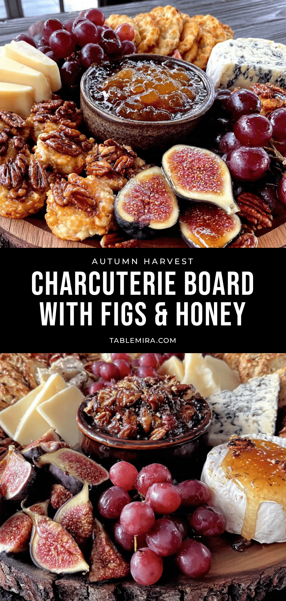fall charcuterie board with figs and honey recipe