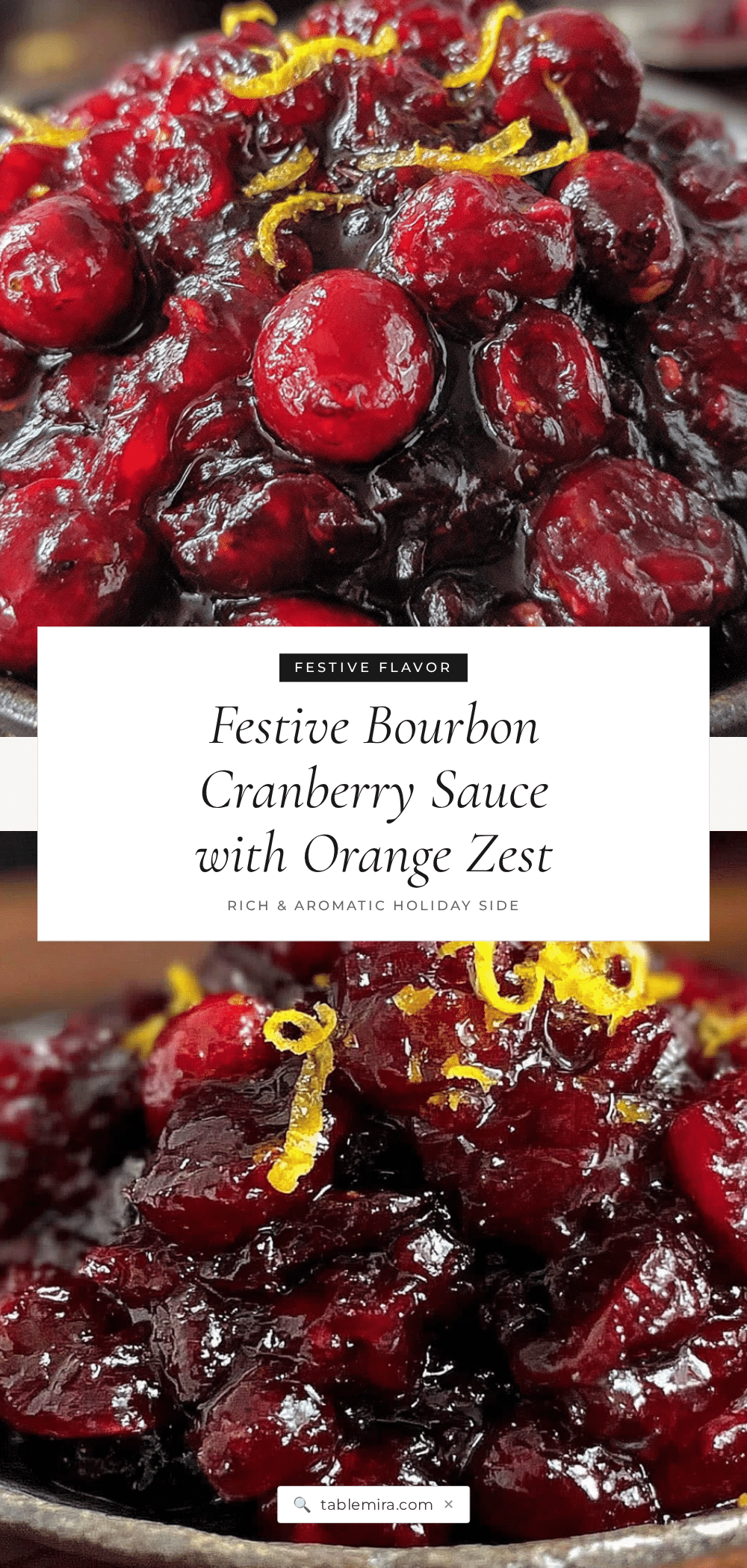 festive bourbon cranberry sauce recipe
