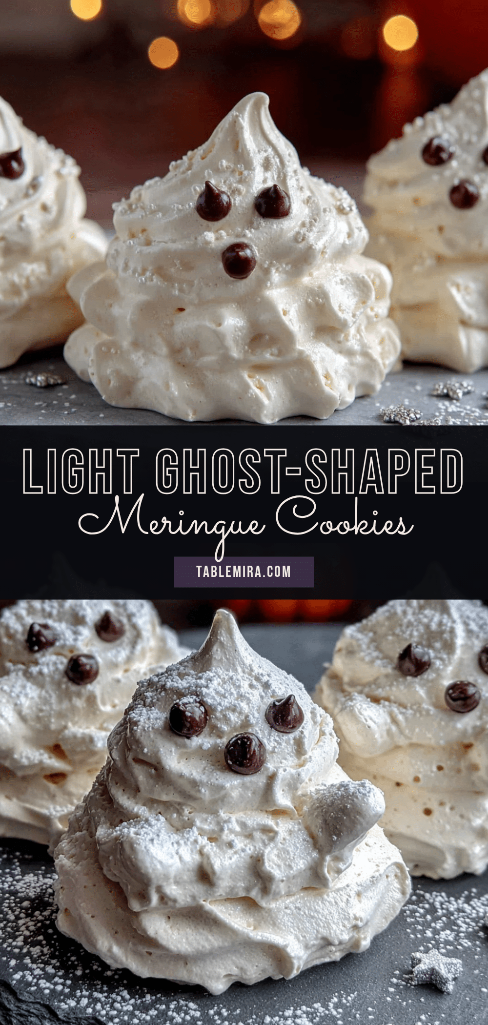 ghost meringue cookies recipe