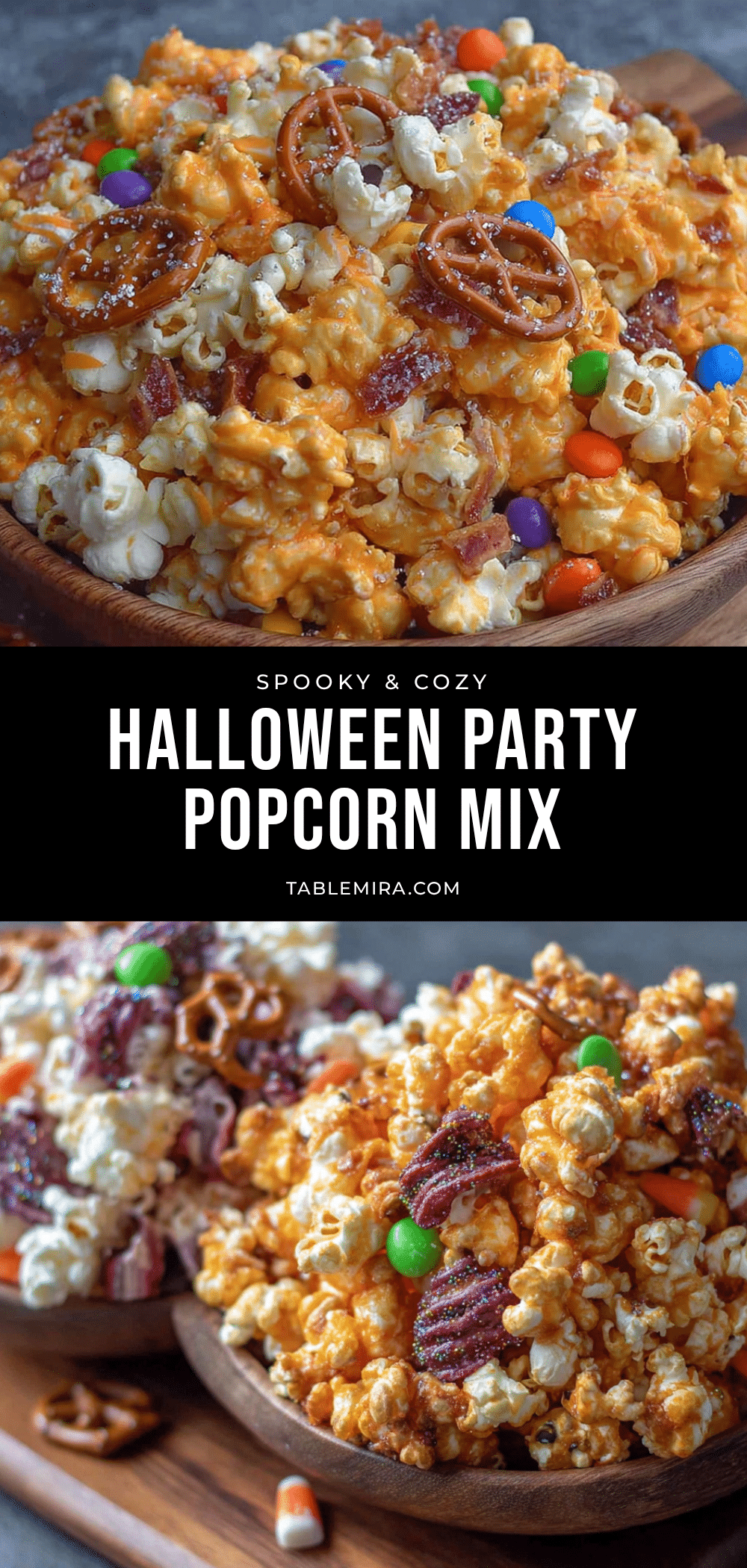 halloween party popcorn mix recipe