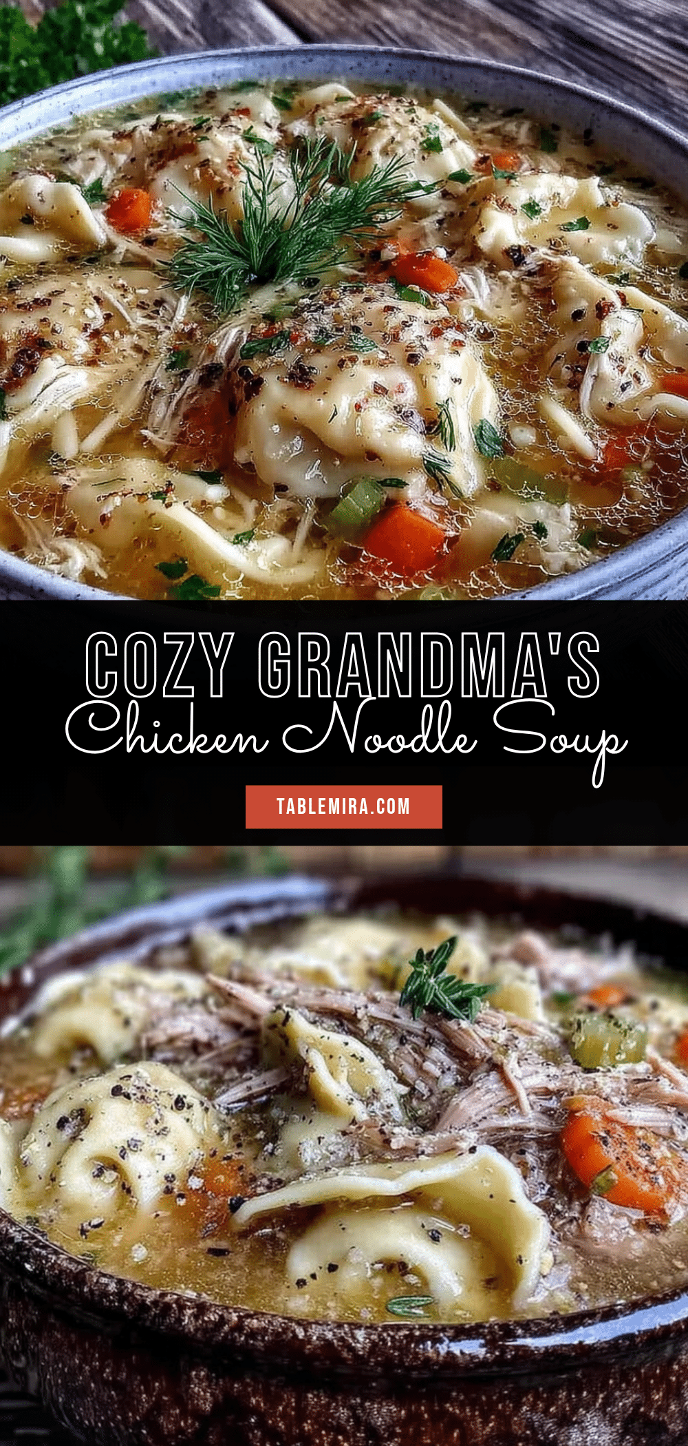 homemade chicken noodle soup recipe