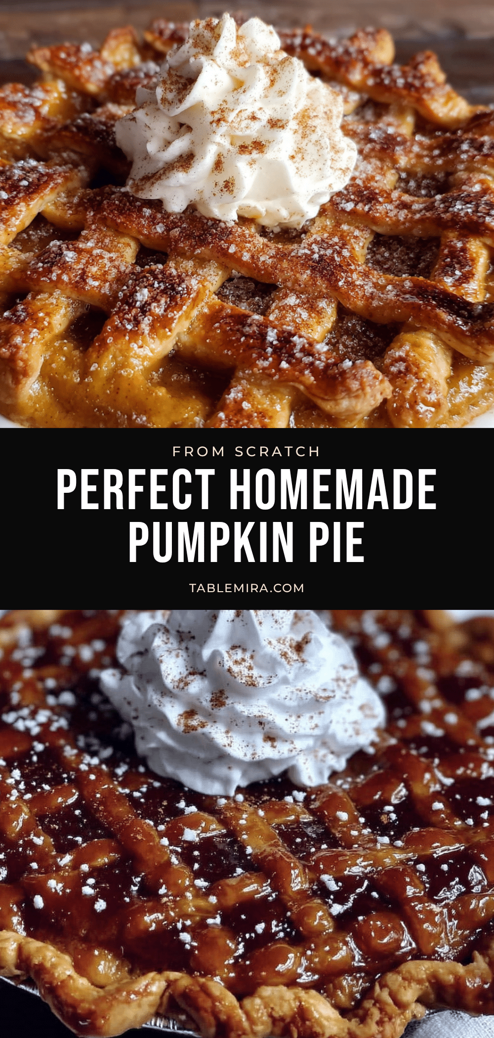 homemade pumpkin pie from scratch recipe