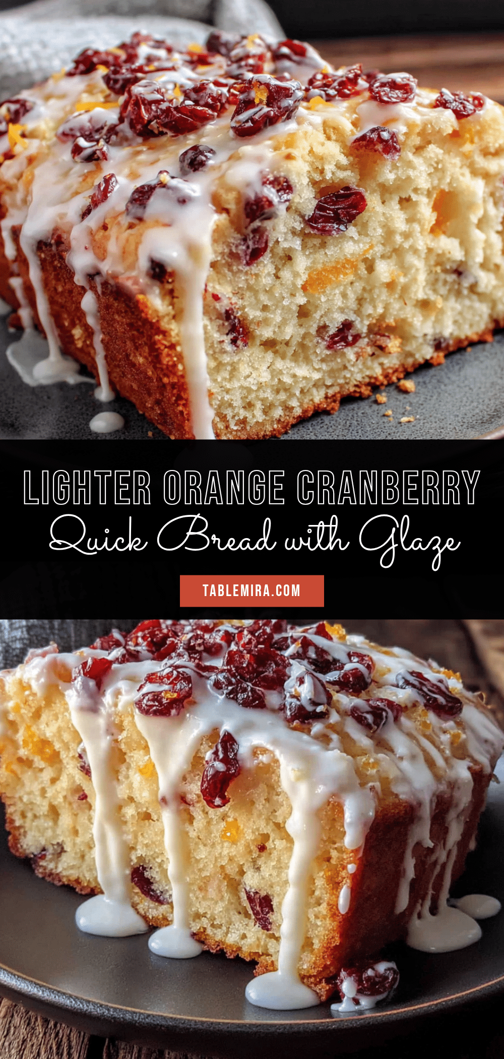 lighter orange cranberry quick bread recipe