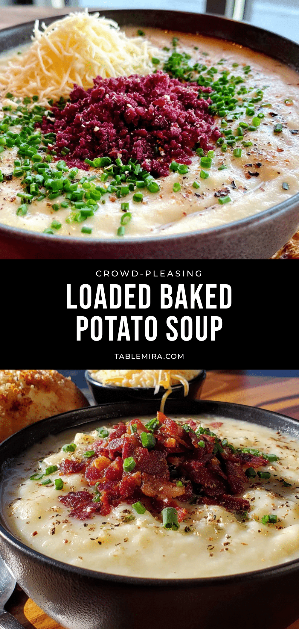 loaded baked potato soup recipe