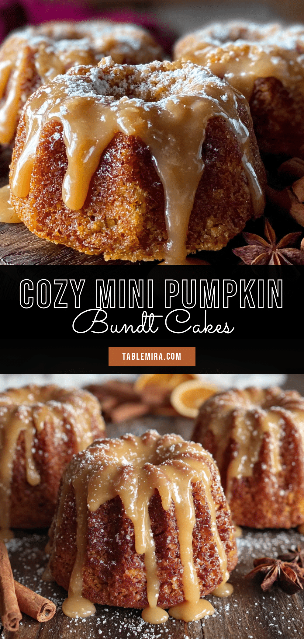 mini pumpkin bundt cakes with maple glaze recipe