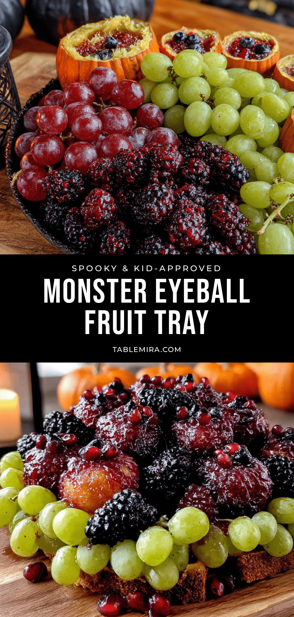 monster eyeball fruit tray recipe