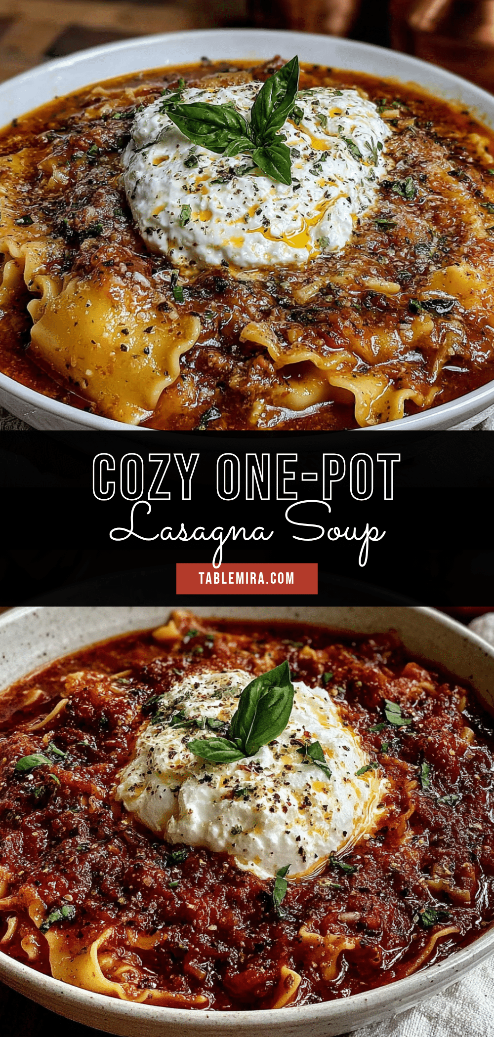 one-pot lasagna soup recipe