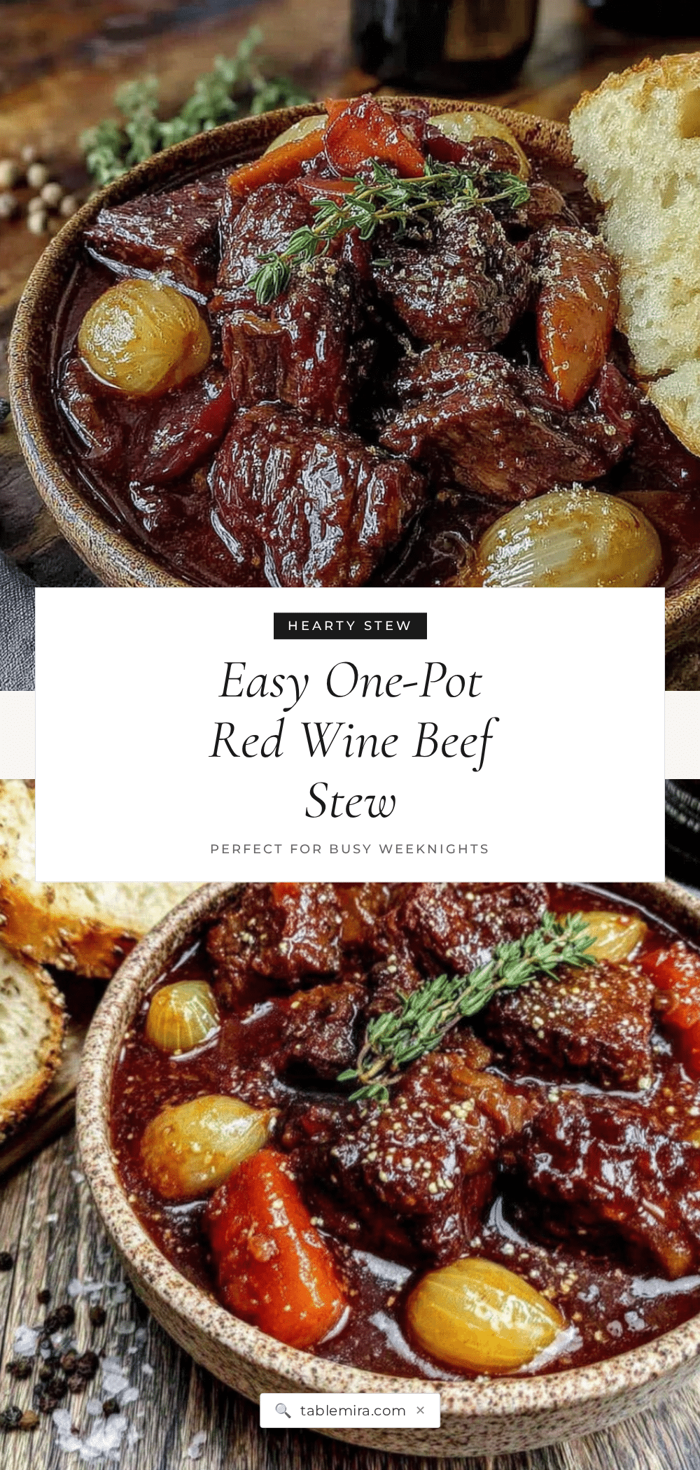 one-pot red wine beef stew recipe