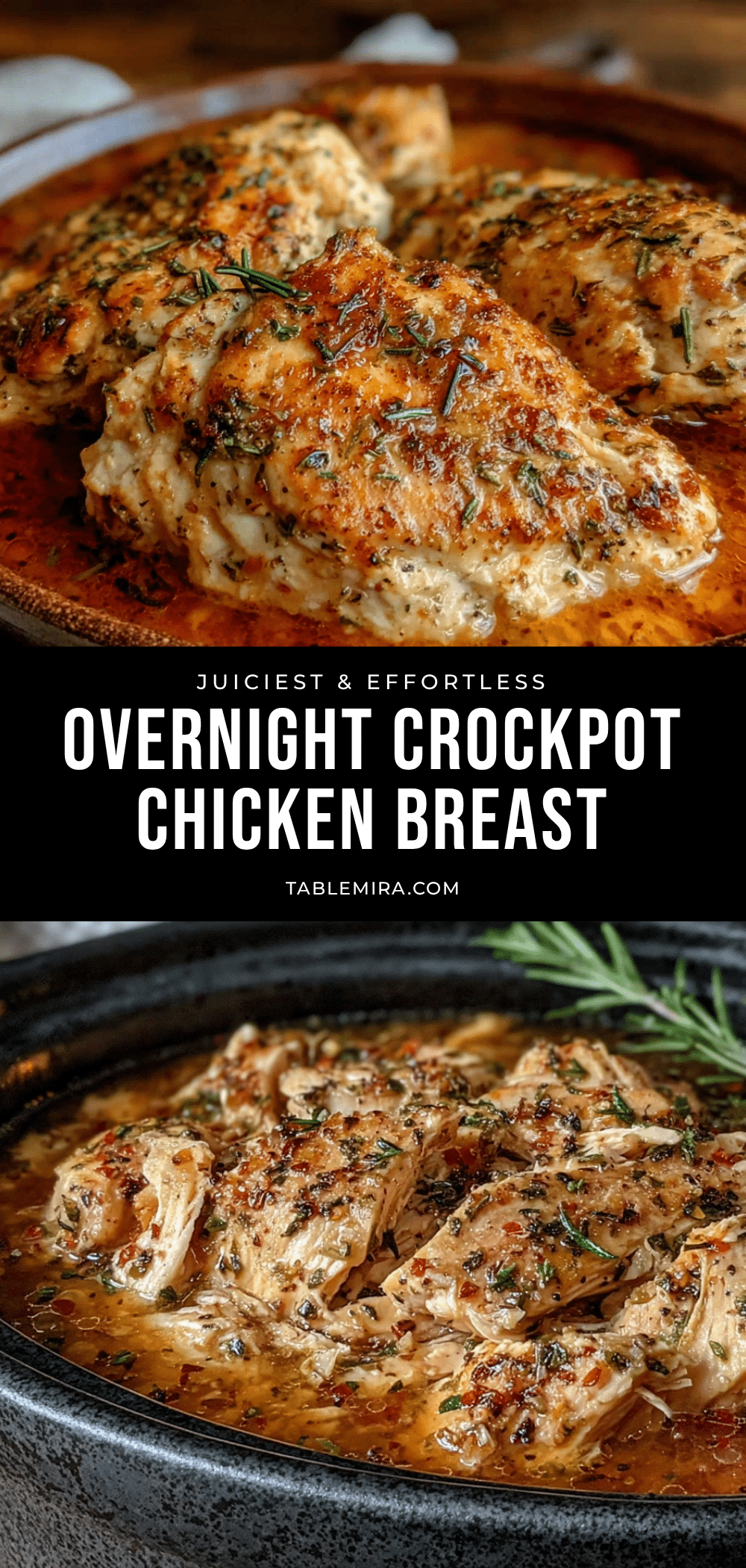 overnight crockpot chicken breast recipe