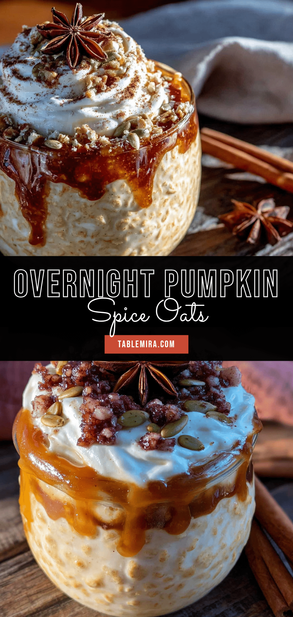 overnight pumpkin spice oats recipe