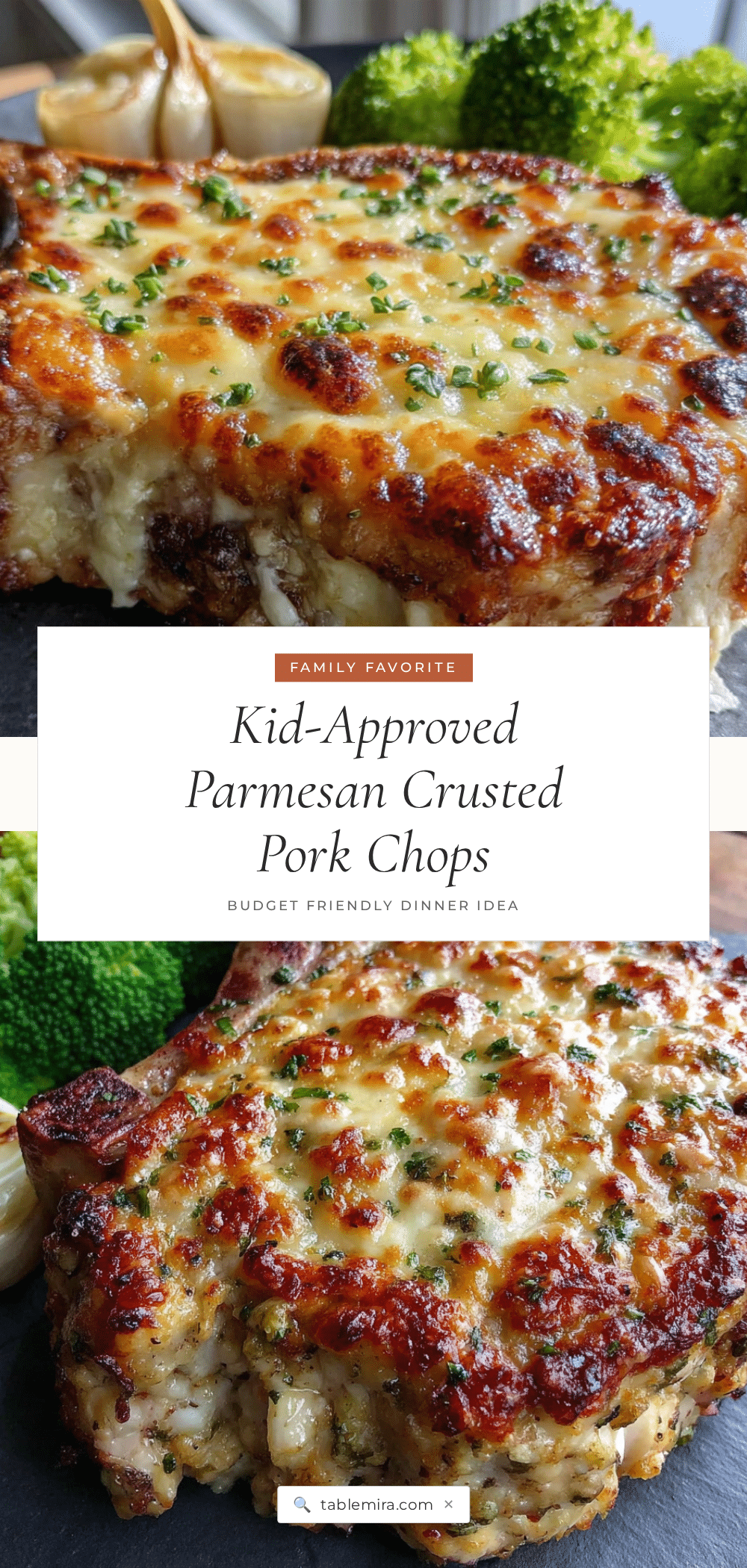 Parmesan Crusted Pork Chops recipe