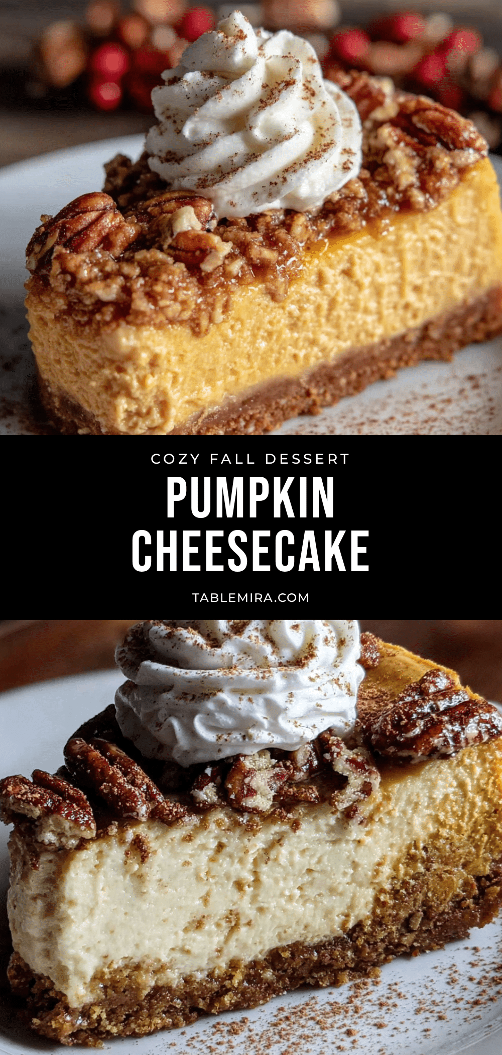 pumpkin cheesecake with gingersnap crust recipe