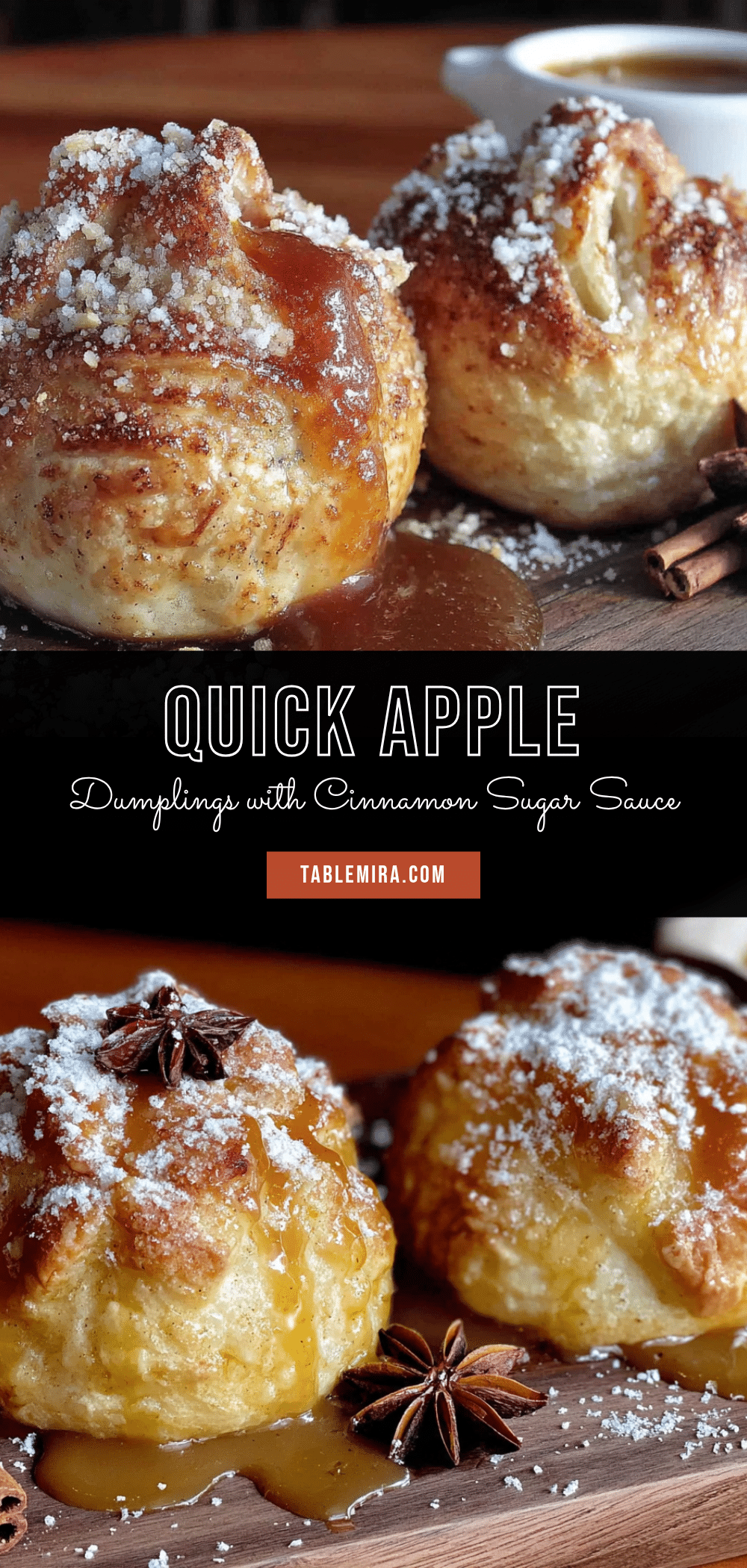 quick apple dumplings recipe