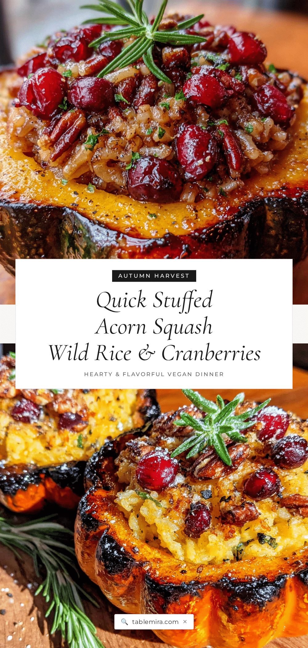 quick stuffed acorn squash recipe