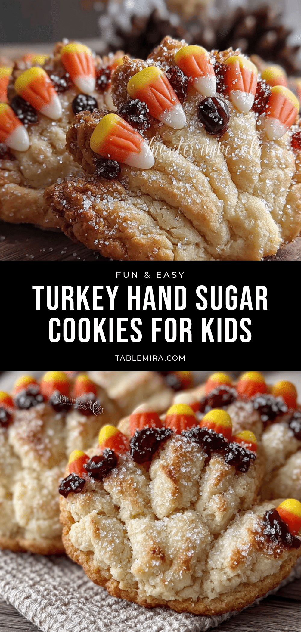 turkey hand cookies recipe