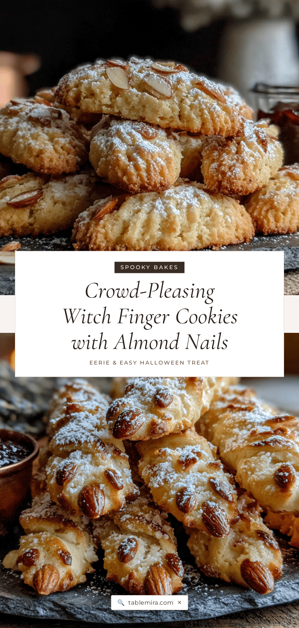 witch finger cookies recipe