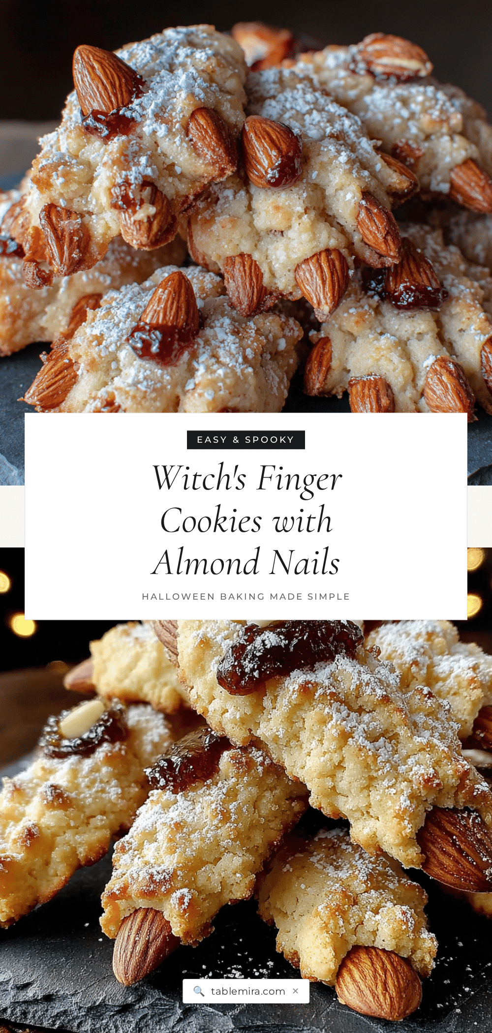 witch finger cookies recipe